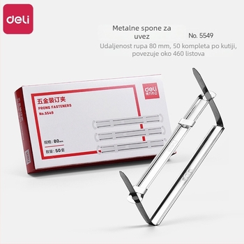 Deli 5549 Metalni klip za povezivanje