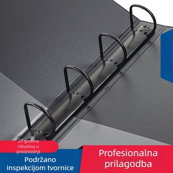 Meisi dosje s D prstenima, 4 rupe, metalni klips, model 38D