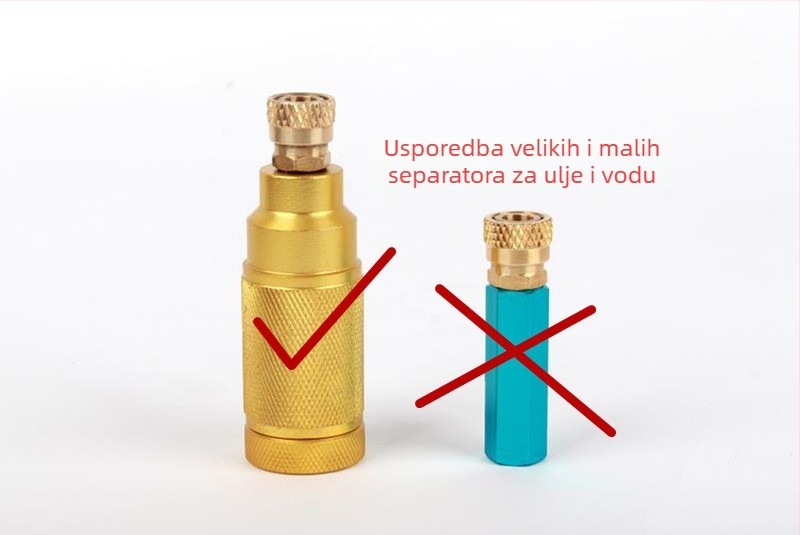 Ručna pumpa visokog tlaka s odvajačem ulja i vode (Cricket)