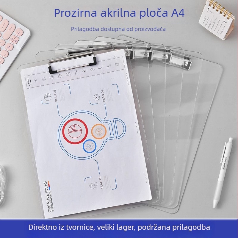 Klip za ploču, akril, marka Little Goldfish, model XJY-8200, broj proizvoda XJY-8200/8100