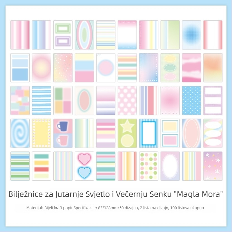 Bilježnica Yu Xian – 100 listova, Oblik: papirna cigla (Marka Yu Xian; Izlazak 2025-11-24; Osnovno pakiranje)