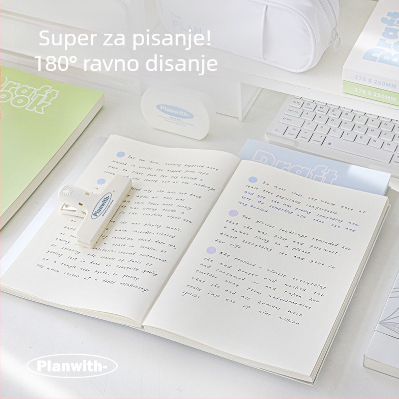 Planwith Thick Series skic bilježnica s praznim unutarnjim stranicama, 120 stranica, offset papir, težina papira 100 g, vrsta vezivanja: drugo