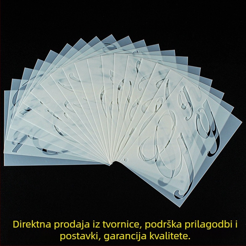 Šablona planer s engleskim slovima i crtežima životinja, PET materijal, bilješke za učenje, prilagodljiv, branda Other, nije uvezen, bez IP autorizacije