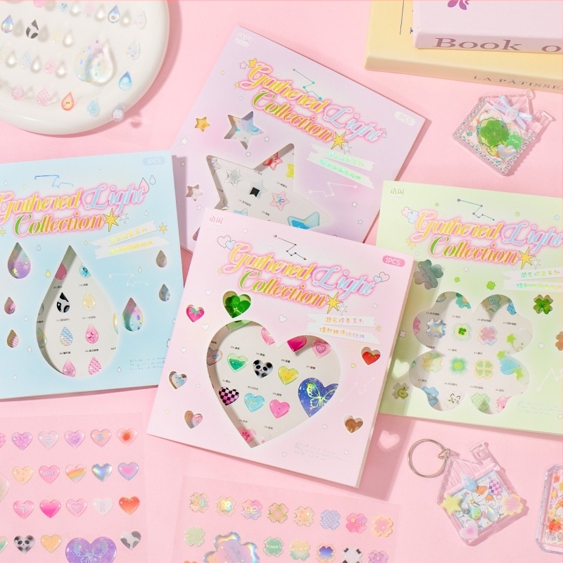 Mr. Paper Samoljepljivi set naljepnica – slatki stil, otisnuto