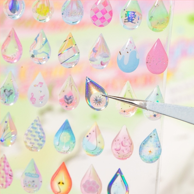 Mr. Paper Samoljepljivi set naljepnica – slatki stil, otisnuto