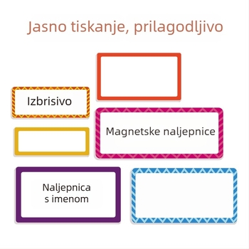 Rukopisne naljepnice za imena od magnetskog EVA, Lace Name Sticker, prilagodljiva privatna oznaka