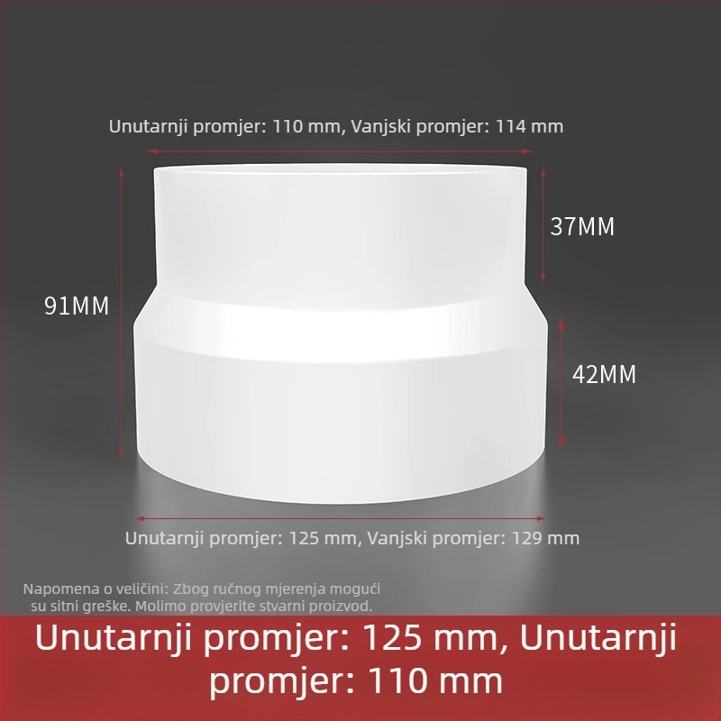 PVC reduktor spoj — brend Shouli, certifikacija Regular, moderan i jednostavan stil