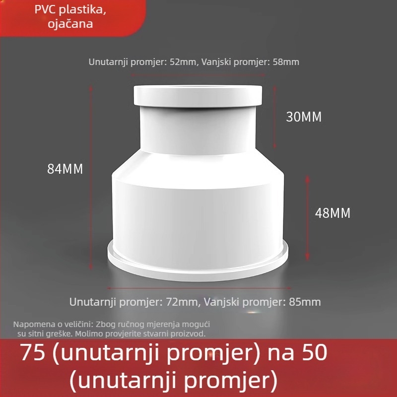 PVC reduktor spoj — brend Shouli, certifikacija Regular, moderan i jednostavan stil