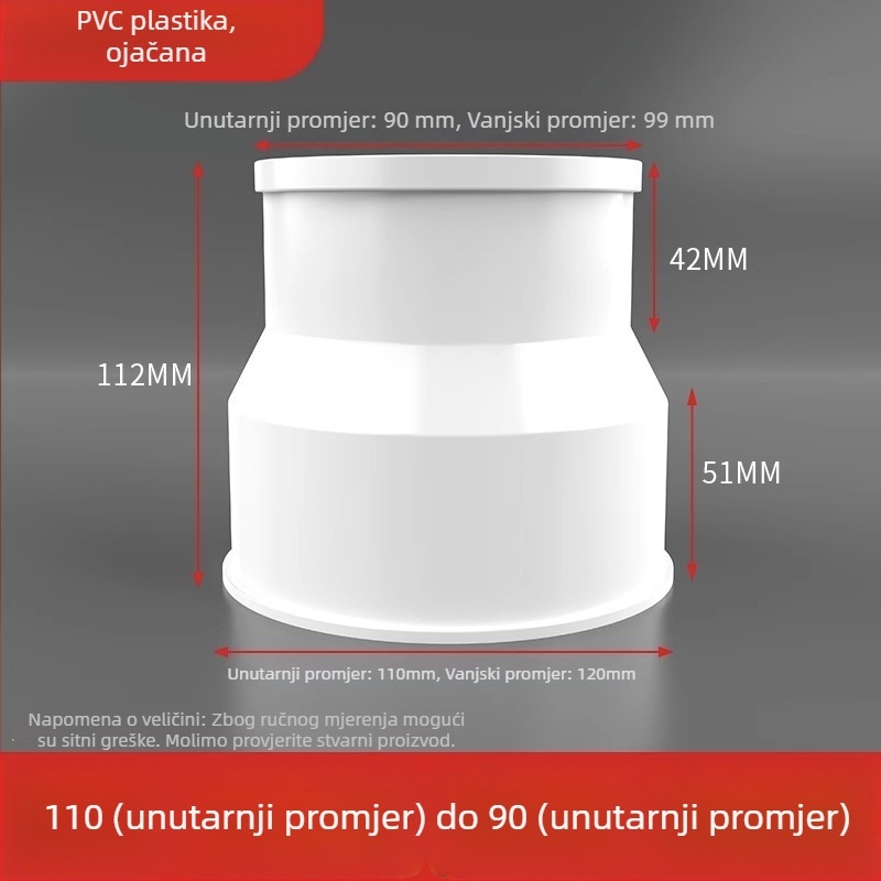PVC reduktor spoj — brend Shouli, certifikacija Regular, moderan i jednostavan stil