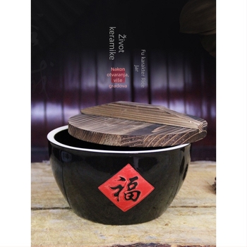 Keramički spremnik za skladištenje riže, otporan na vlagu, stil Novo Kineski, prvoklasna kvaliteta