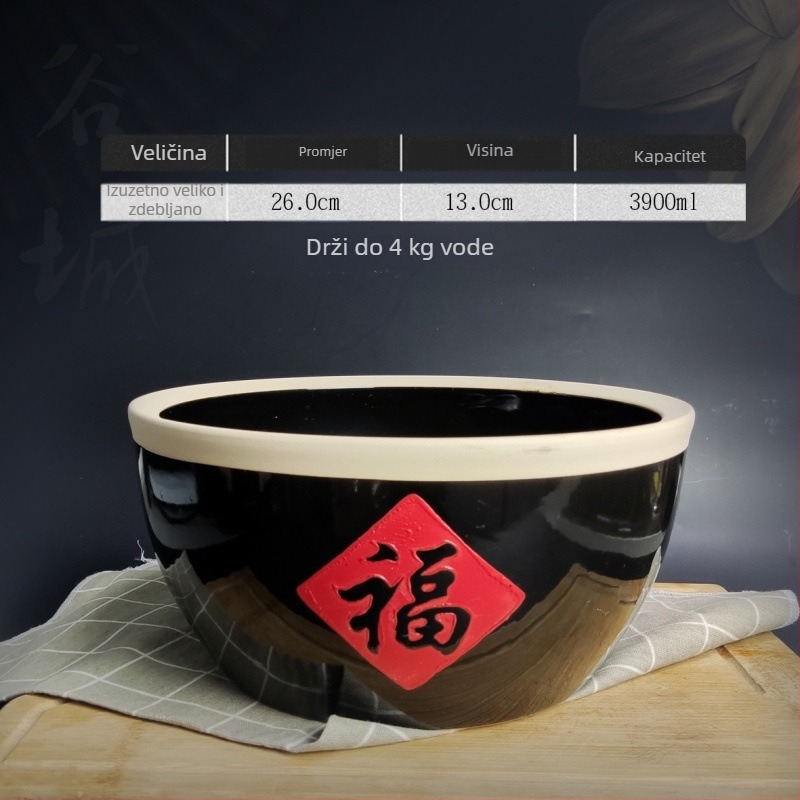 Keramički spremnik za skladištenje riže, otporan na vlagu, stil Novo Kineski, prvoklasna kvaliteta