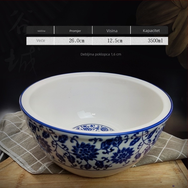 Keramički spremnik za skladištenje riže, otporan na vlagu, stil Novo Kineski, prvoklasna kvaliteta