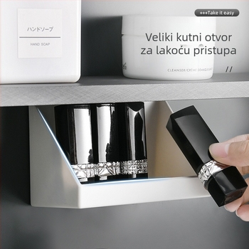 Zidna kutija za pohranu kozmetike i ruževa (model Jgsnh, kapacitet 12 L, kompaktnog formata, INS stil)