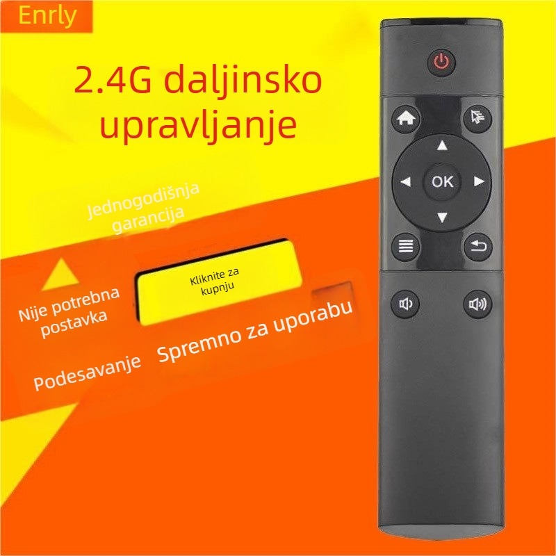 Erli daljinski upravljač 2.4G USB, domet 11 m, licencirana privatna marka, pribor