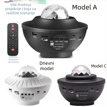 Mini lasersko svjetlo s projekcijom zvjezdanog neba – LED, IP43, 5V, vanjska upotreba