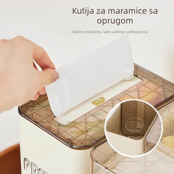 Longyin 7993 PET plastični stolni kozmetički organizator s izvlačnim ladicom