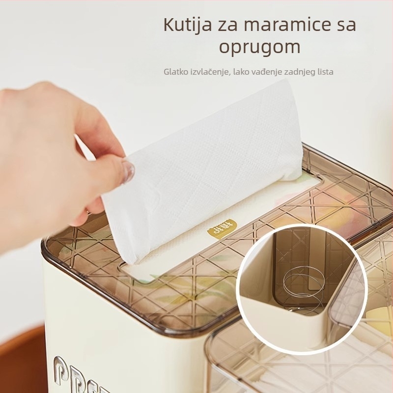 Longyin 7993 PET plastični stolni kozmetički organizator s izvlačnim ladicom