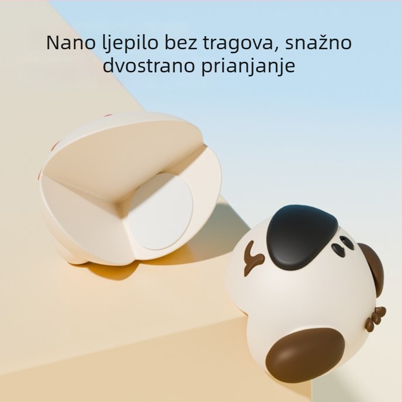 Dječji silikonski zaštitnik ugla stola – sferni oblik, cartoon stil, zaštita od sudara