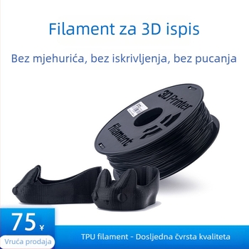Filament TPU za 3D ispis – okrugli oblik, TPU materijal