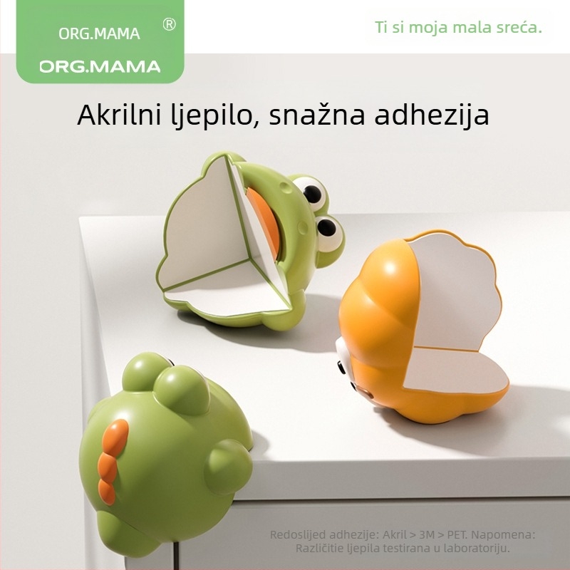 Org.mama / Mama Fruit dječji zaštitnik kutova stola s karikaturnim dizajnom – poseban oblik, zaštita od udara