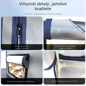 DEERCHIRP Kutija za izolaciju 3D printera – vatrootporna, zvukoneizolirana, otporna na prašinu i vlagu, za unutarnju uporabu; težina 3 kg