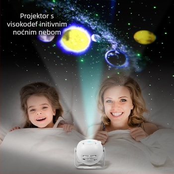 Projektor zvjezdane noći s Bluetoothom, daljinskim upravljačem, HD projekcijom, DC napajanjem