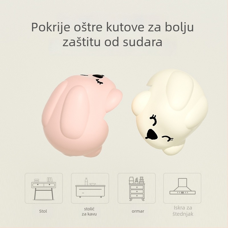 Tong Can zaštitnik kuta stola, pravi kut, paket od 600 kom.