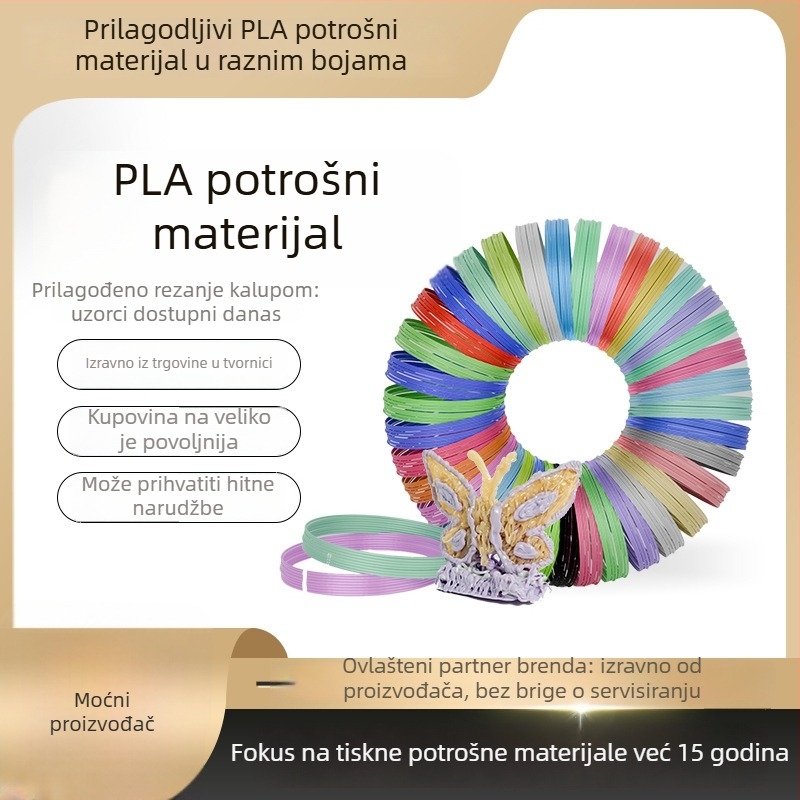 3D filament za printanje PLA/PCL smjesa, visoka čvrstoća, ekološki materijal, točnost ispisa 0.01 mm