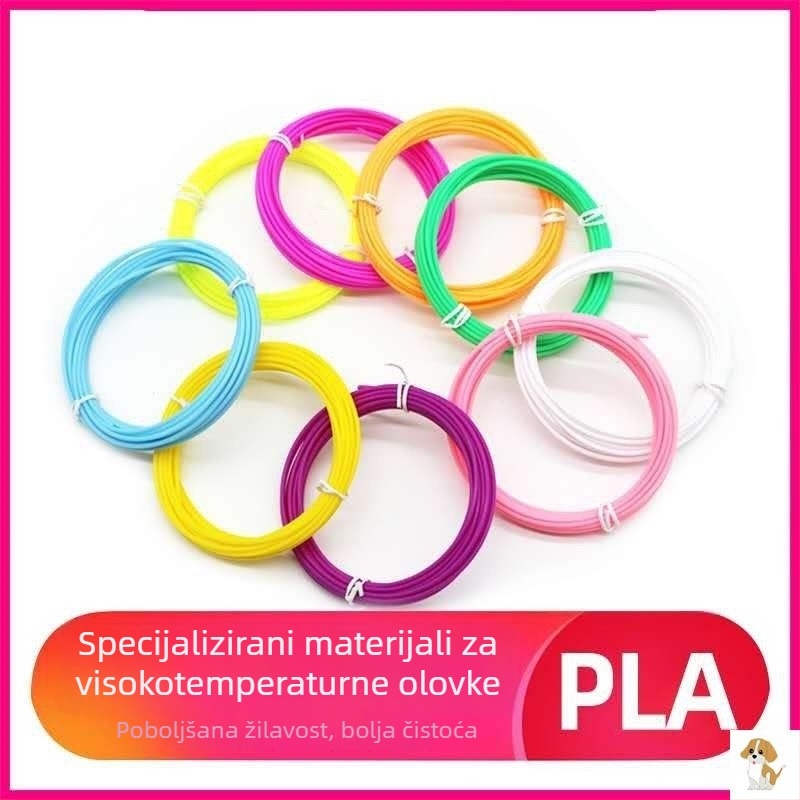Set filamenta za 3D olovku – PLA i PCL materijali za dječju 3D crtajuću olovku