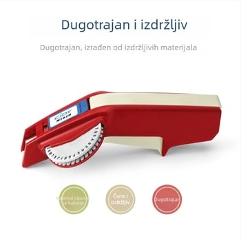 CIDY M1610 Ručni pisač etiketa s matricnim kodiranjem i 3D reljefom | Model M1610, Širina papira 6-9, Težina 0.2
