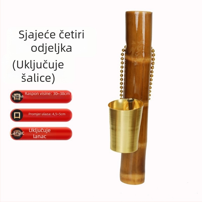 Vodena lula od Burl drveta, Novi kineski stil, Model AL1009969941, 50 komada u kutiji