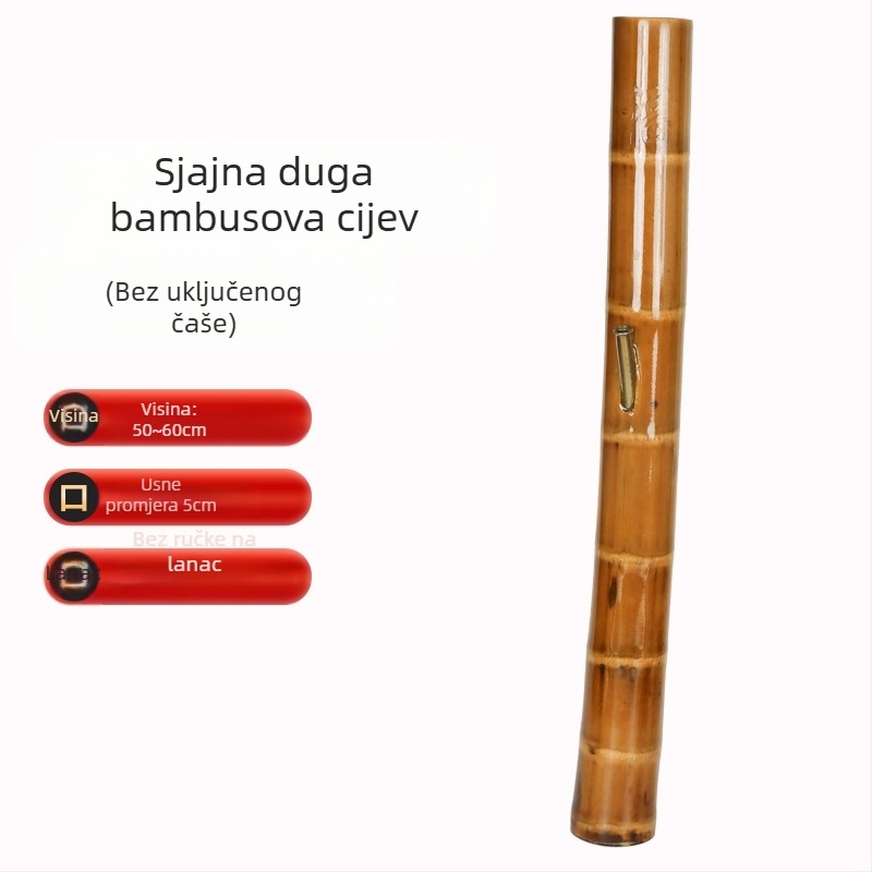 Vodena lula od Burl drveta, Novi kineski stil, Model AL1009969941, 50 komada u kutiji