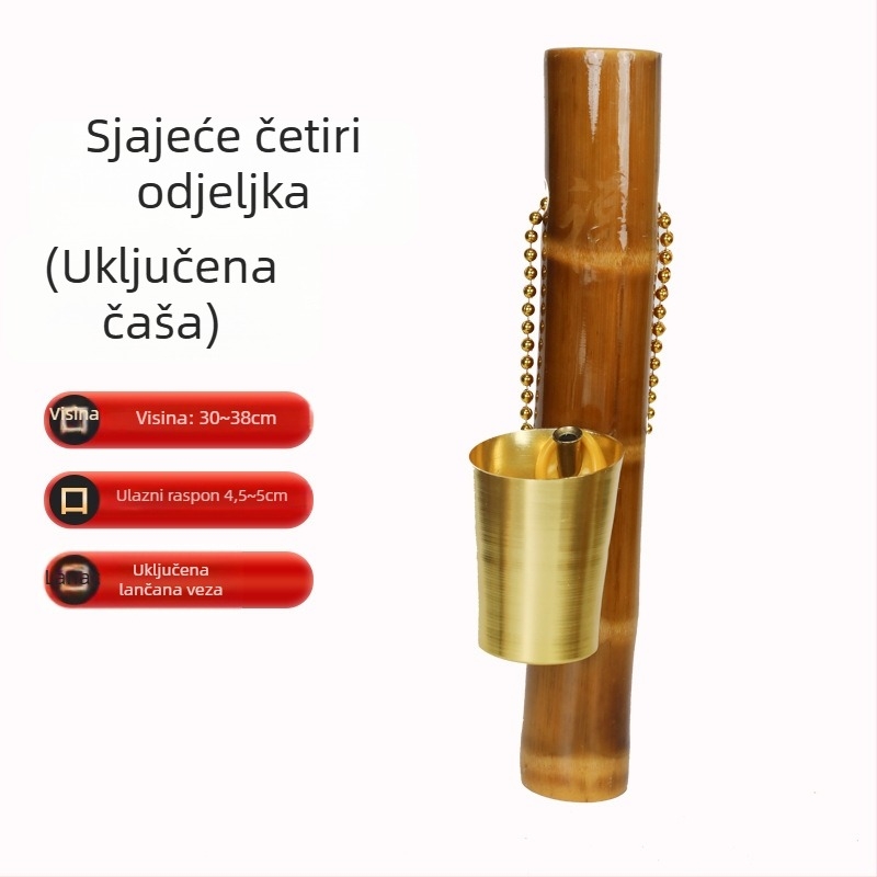 Vodena lula od Burl drveta, Novi kineski stil, Model AL1009969941, 50 komada u kutiji