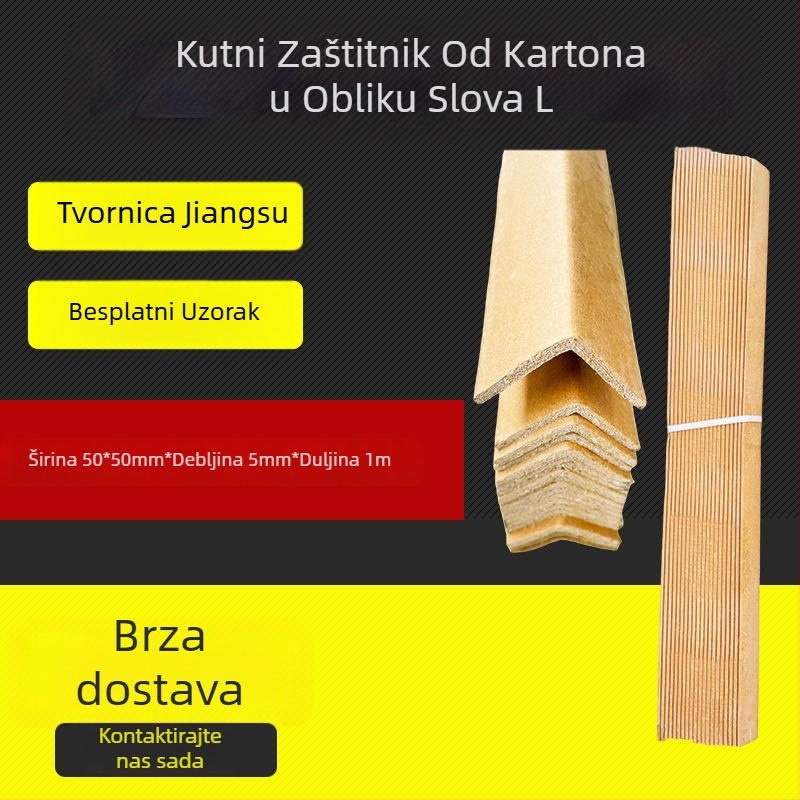 Guande L-oblik zaštitnik kutova od kraft papira, čvrst