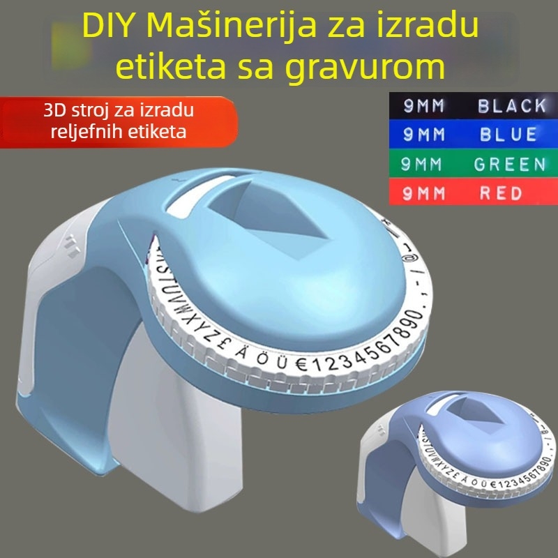 3D reljefni printer za etikete B90 — ručni printer za etikete, DIY pisaći stroj, nije uvezen