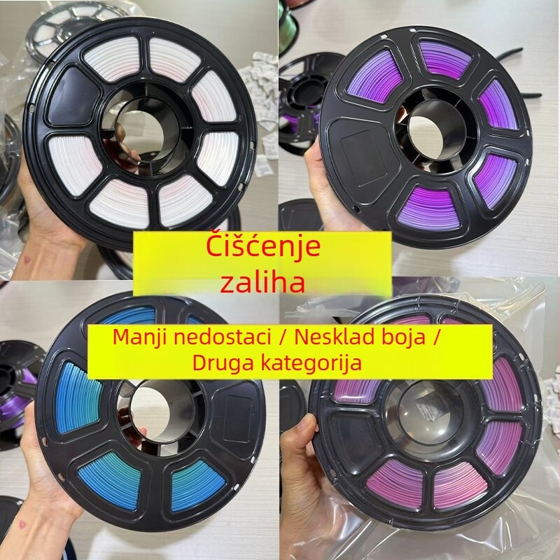 ASA 3D filament za tiskanje – okrugli presjek, gustoća 1,25 g/cm³, Naturethreed Creation, kompatibilan s Tuozhu i Chuangxiang