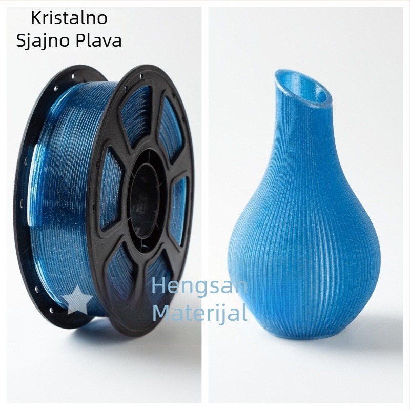 PETG Crystal Series filament za 3D printer, PETG materijal, kružno presjeka, 1 kg kolut, marka Hengxin