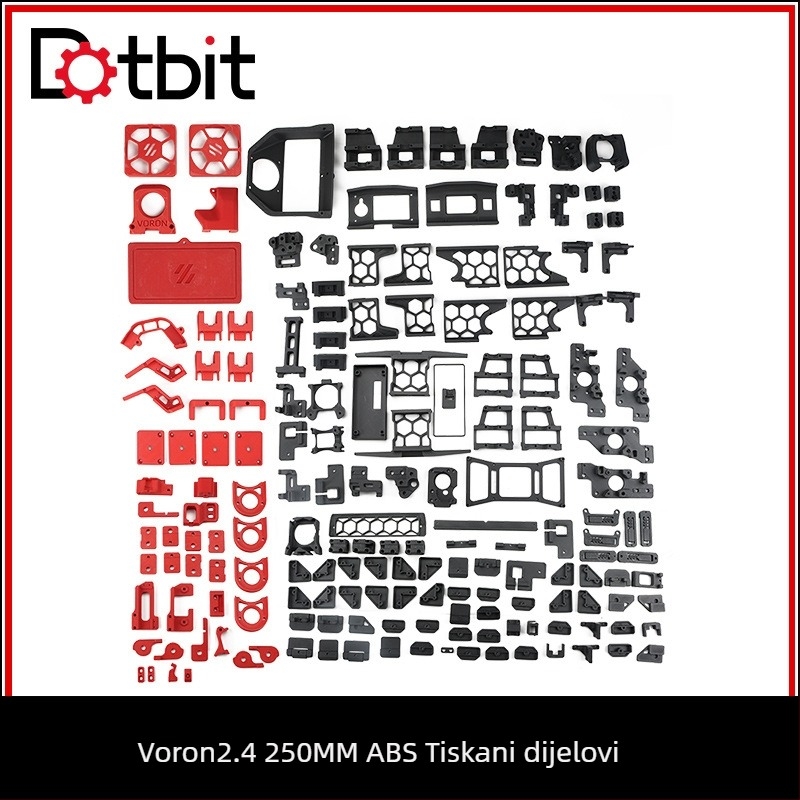 Dotbit Voron 2.4 ABS Set dijelova za 3D ispis – komplet za DIY ugradnju i pričvršćivanje