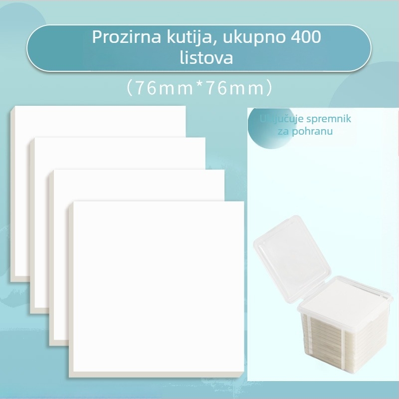 Prozirne ljepljive bilješke – 200 listova, vodootporne, s snažnim ljepilom, za studente i pripremu za magistarski ispit