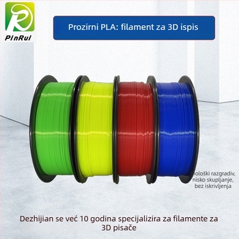Pinrui PLA filament za 3D ispis – kružni presjek, duljina 330 m, gustoća 1,24 g/cm³, ekološki materijal