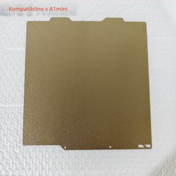 Toplinska platforma za 3D ispis A1Mini — ploča od opružnog čelika + PEI, precizni otvori, automatska promjena diska