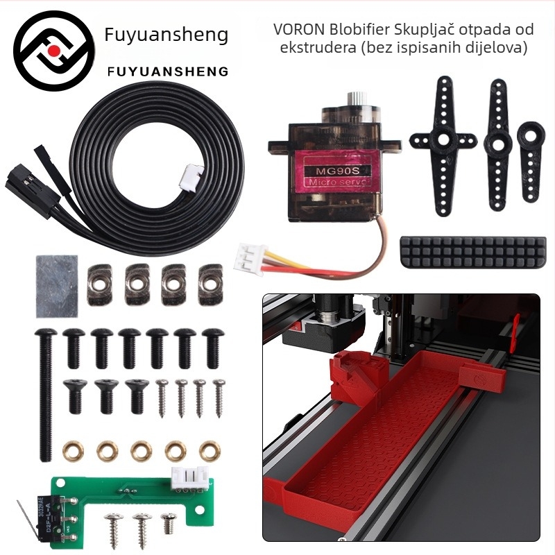 FYSETC Voron blobifier kolektor otpada ekstrudiranja za 3D printere