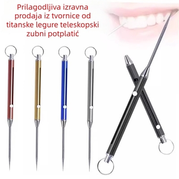 Automatski izvučni držač za štapiće za zube — plastični, stil light luxury, marka JIUMO, porijeklo Zhejiang, lansiran 2024