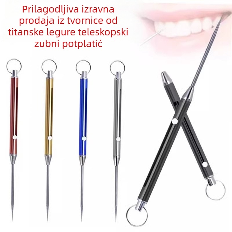 Automatski izvučni držač za štapiće za zube — plastični, stil light luxury, marka JIUMO, porijeklo Zhejiang, lansiran 2024