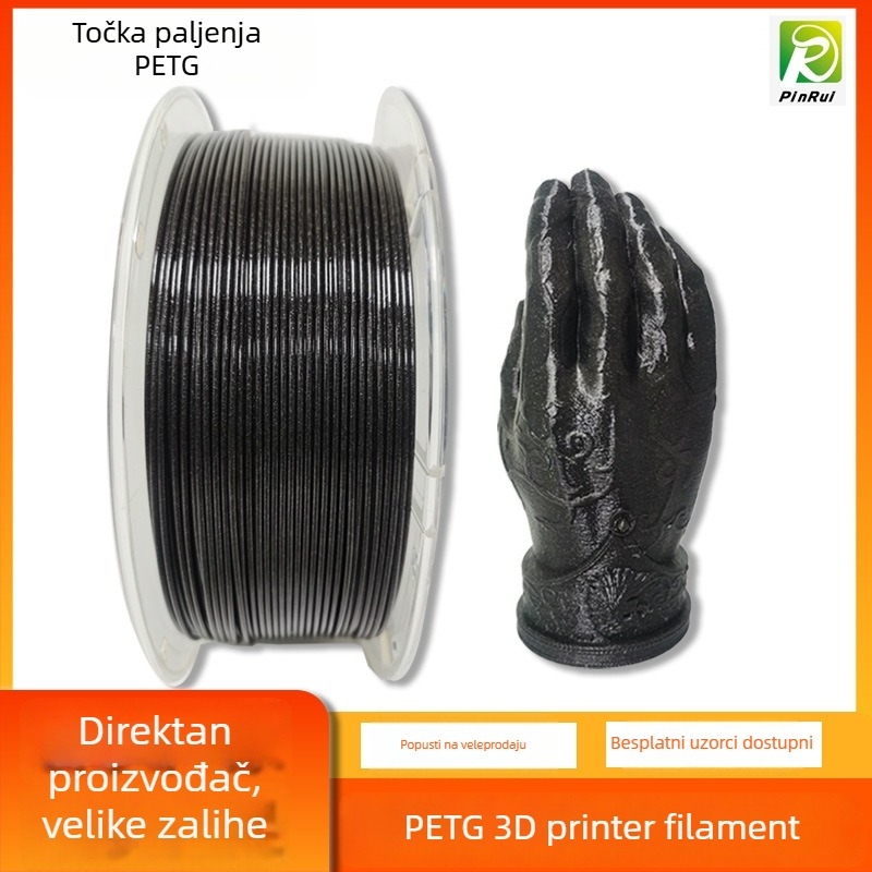 Pinrui PETG filament — kružnog presjeka, gustoća 1,27 g/cm³, šifra proizvoda Petg001, za 3D ispis
