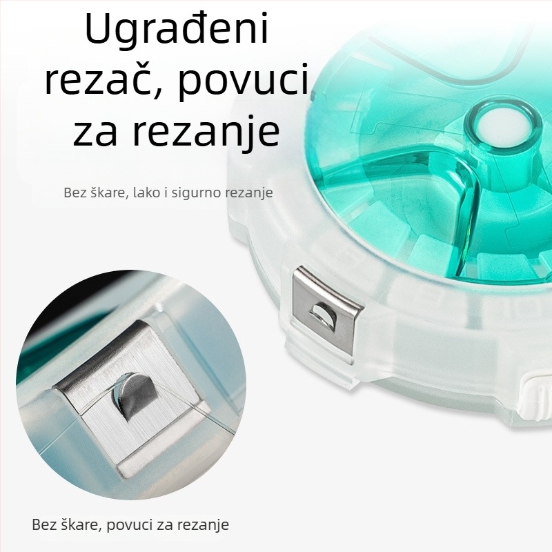 Pool Blade višenamjenska kutija za ribolovne linije, prijenosni organizator linija, ABS materijal