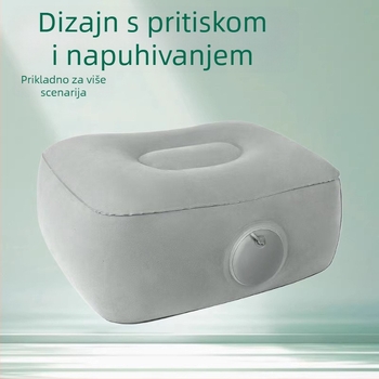 Nafukiva podloga za stopalo, PVC, U-oblik, LY-011, za putnike na otvorenom