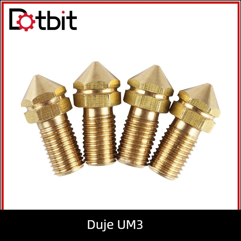 Dotbit mlaznica za extruder UM3 – mesing, otpornost na visoke temperature