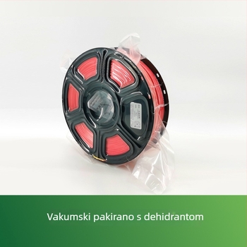 PETG filament za 3D printer, kružni presjek, promjer 1,75 mm, duljina oko 10 000 m, težina 3 kg