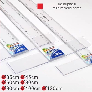 Golden Monkey T-oblik ravnalo, plastično, za crtanje, jedinice cm/ft, IP dozvola: Ne